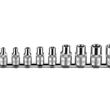 3/8"  Doppenset E-Torx 9 delig