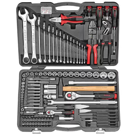 Force 41391. 139-delige combinatieset (6pt. flankaansluiting)