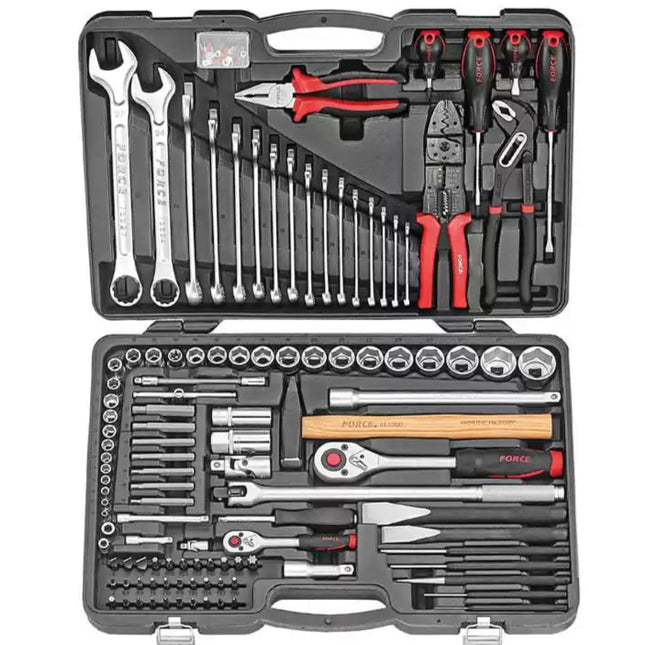 Force 41391. 139-delige combinatieset (6pt. flankaansluiting)