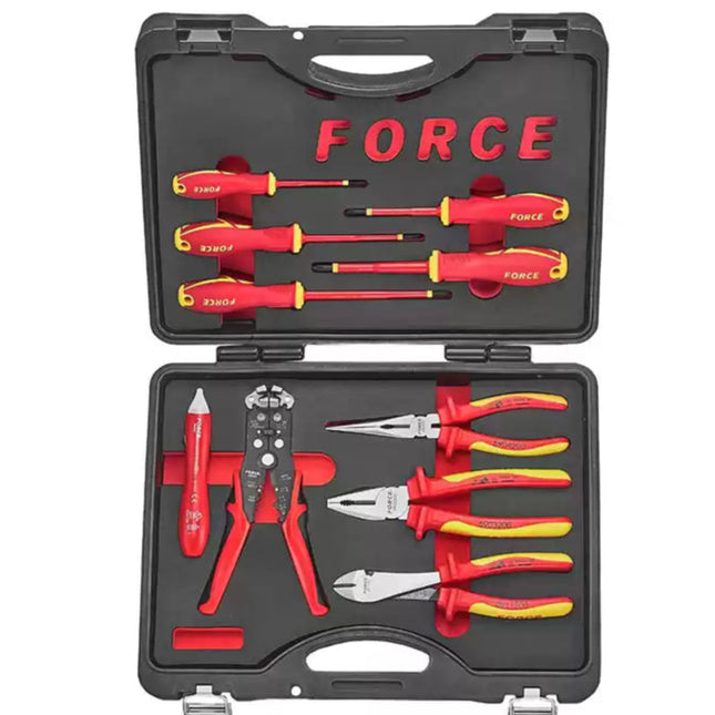 Force 51016N 10-delige geïsoleerde tangen- en schroevendraaierset