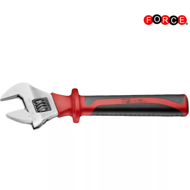 Force 649N250 Geïsoleerde Verstelbare Moersleutel 10"