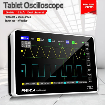 FNIRSI 1013D Draagbare 2-Kanaals Automotive Oscilloscoop – 100 MHz / 1GSa/s