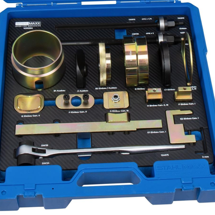 Speciaal de- en montagegereedschap voor VAG subframerubbers (Gen I, II, III)