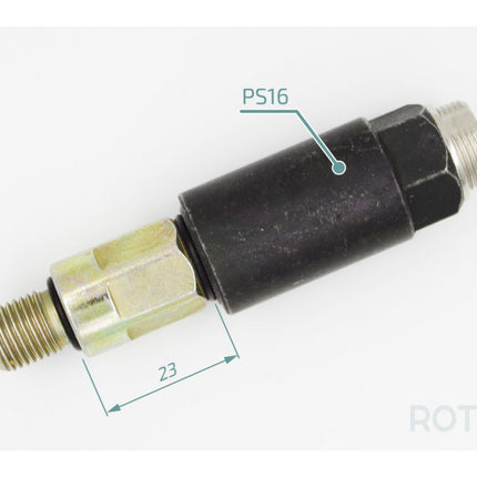 AD-M14-M12-adapter voor druktransducer in de cilinder