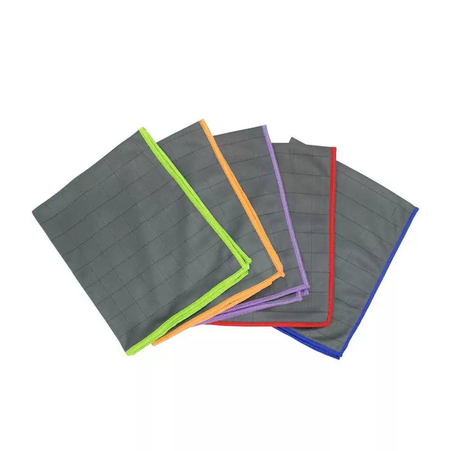 5 x Microfiber cloth CARBON 40 x 50 cm