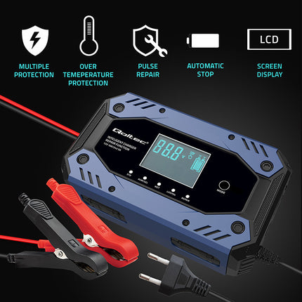 Lader voor batterijen 12-24V, 10A (AGM, GEL, LiFePO4)