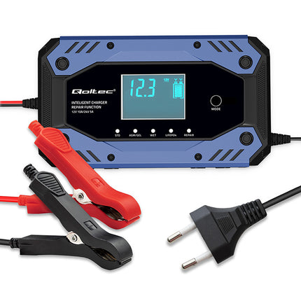 Lader voor batterijen 12-24V, 10A (AGM, GEL, LiFePO4)