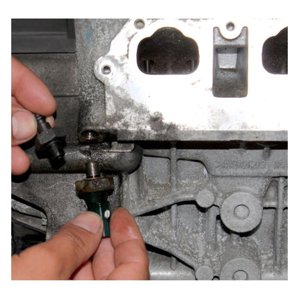 Universele oliedruktester / oliedrukmeter, 0–10 bar, 12-delig.