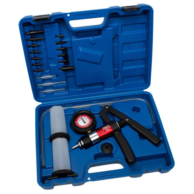 Vacuüm- en Drukpomp Set (2-in-1) – Handpomp voor Remsysteem Ontluchten & Diagnose