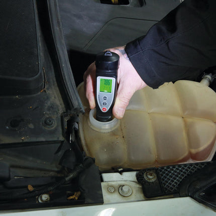 Koelvloeistof pH-waarde tester, bereik pH 0–14, voor benzine-, diesel-, hybride- en elektrische voertuigen