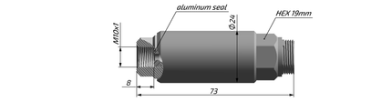 PS100 Rotkee In-Cylinder Druktransducer voor dieselmotoren